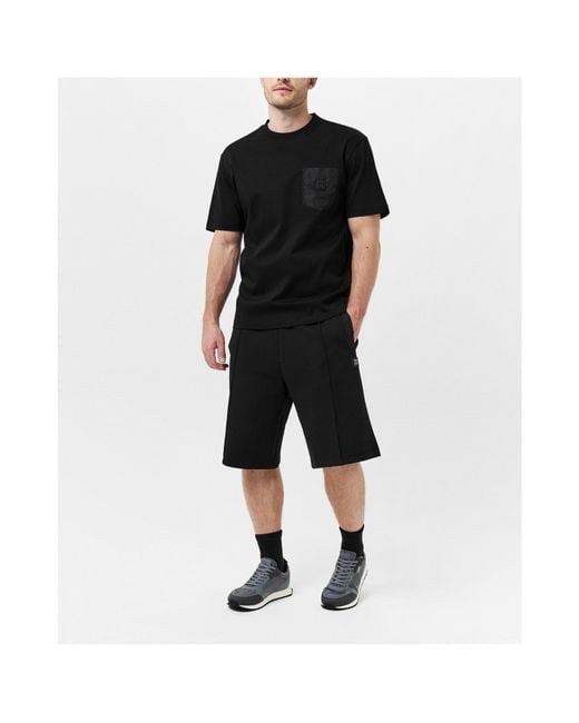 Boss Black Solid Color Shorts for men
