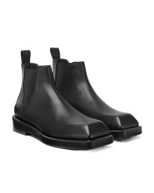 Versace Black Elasticated Side-Panel Boots for men