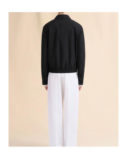 Marni Black Zipped Bomber Jacket for men