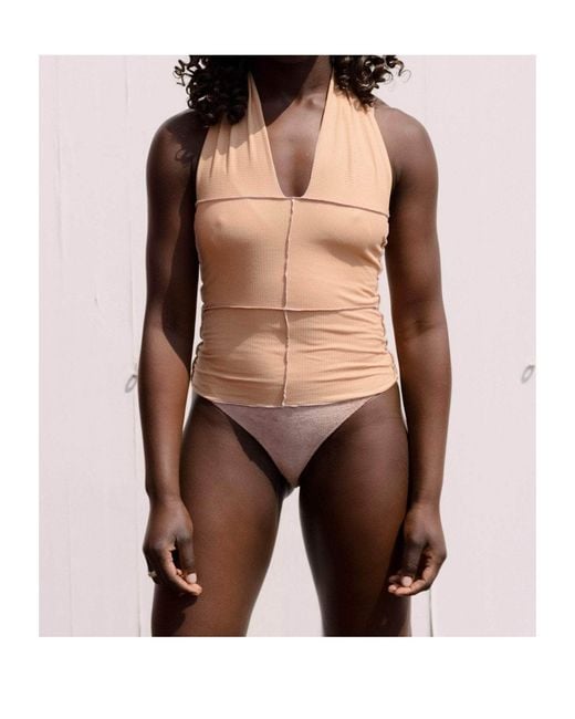 Baserange Natural Halter Top