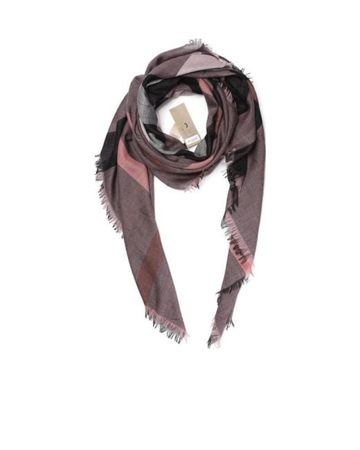 Burberry Multicolor Checked Edge-Edged Scarf