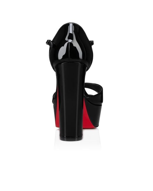 Christian Louboutin Black Sandaloo High-Heeled Sandals