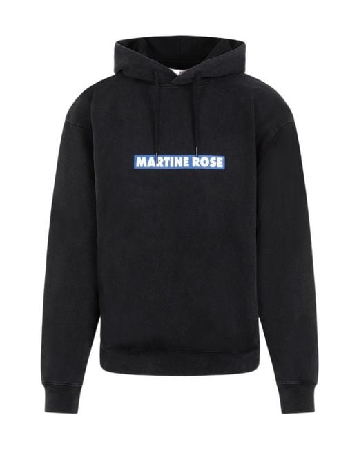 Martine Rose Black Long-Sleeved Sweater for men
