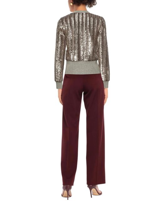 Dolce & Gabbana Metallic Two-Tone Sequin Knit Top