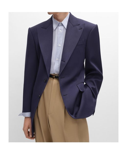 Céline Blue Colonne Jacket for men