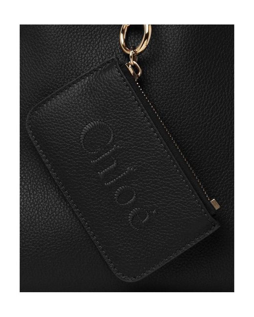 Chloé Black Small Sense Tote Bag