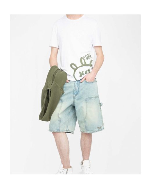 Zadig & Voltaire White Stockly T-Shirt for men