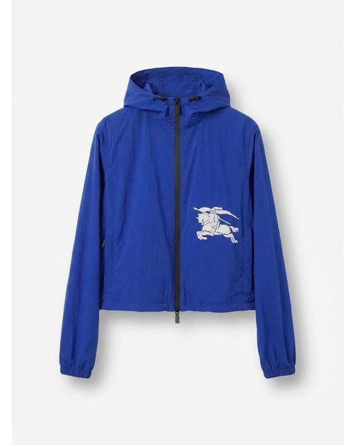 Burberry Blue Long Sleeve Casual Jacket