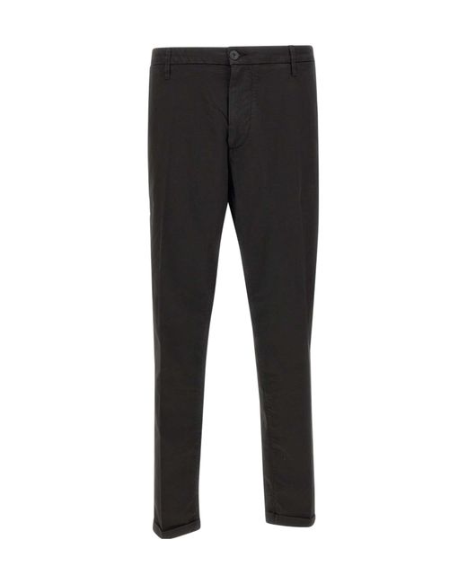Re-hash Black Mucha Slim-Fit Chinos for men