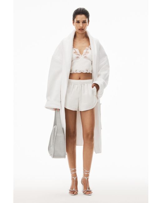 Alexander Wang White Marathon Shorts