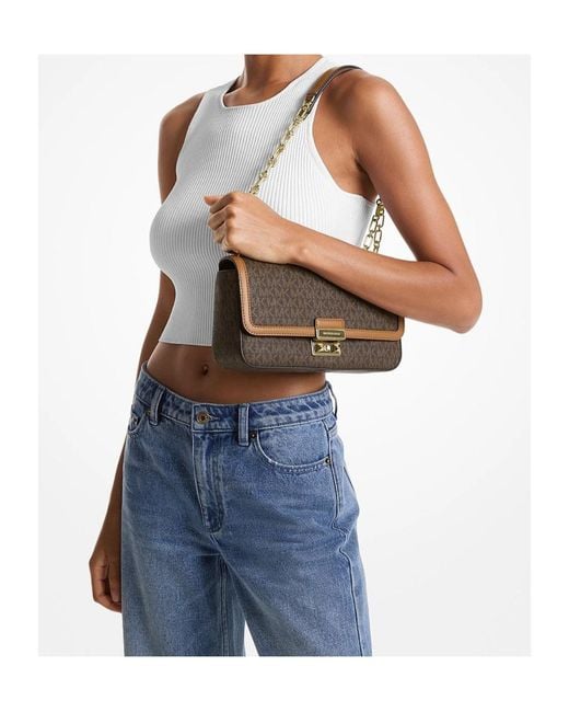MICHAEL Michael Kors Brown Monogram-Pattern Bag