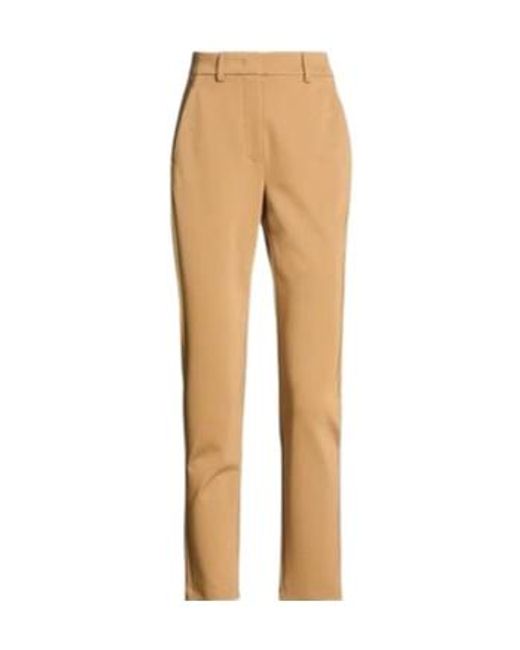 Max Mara Natural High-Waisted Straight-Leg Pants