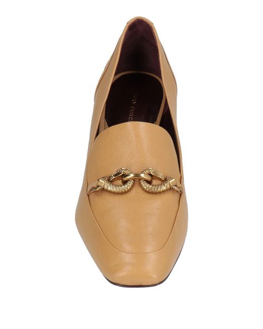 Tory Burch Natural Square-Toe Loafers