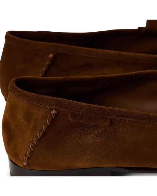 Tom Ford Brown Simple Loafers for men