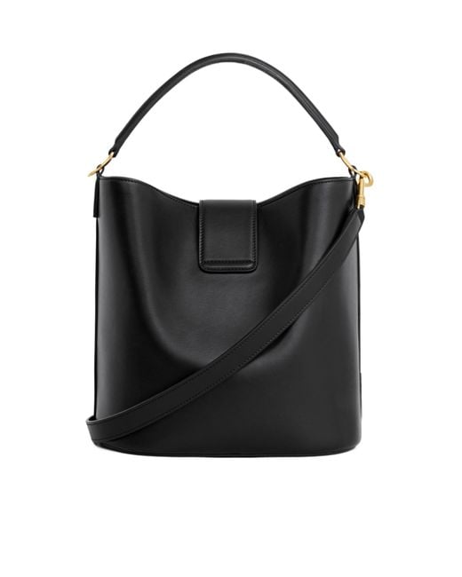 Céline Black Medium Bucket Louise