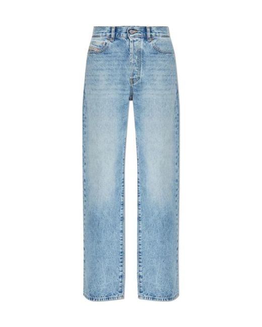 DIESEL Blue 1971 D-Sent L30 Straight-Leg Jeans