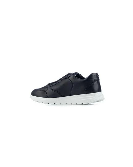 Prada Blue Triangle-Logo Lace-Up Sneakers