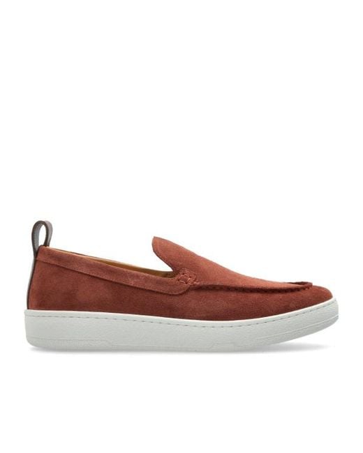 Lanvin Red Cruiser Moccasins for men