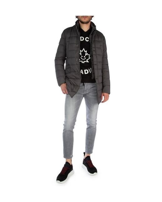 Herno Black Padded Down Coat for men