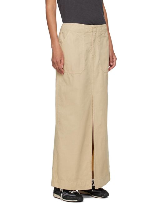 Rag & Bone Natural Split Skirt