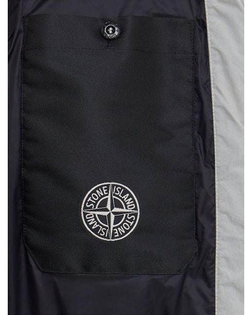 Stone Island Natural Nylon Down Jacket for men