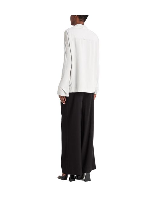 Jacquemus White Solid Color Tops