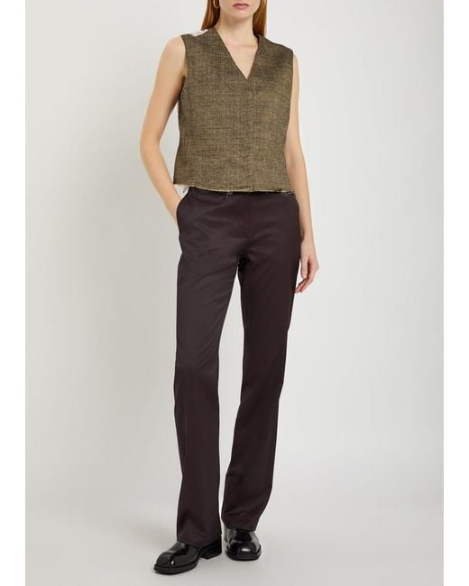 Our Legacy Brown Woven Trousers