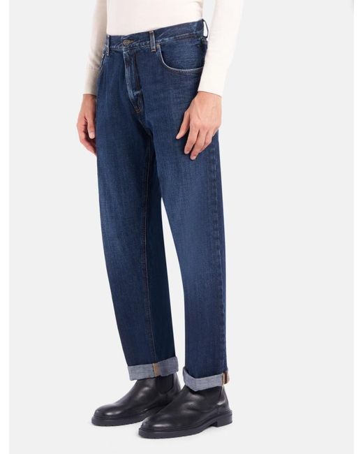 Dondup Blue Ervin Loose Fit Jeans for men