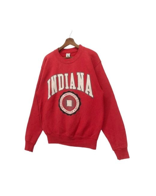 Champion Red Round-Neck Sweatshirt for men