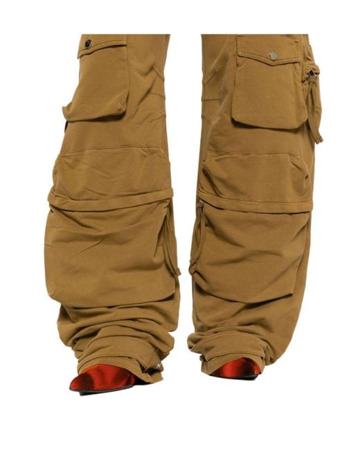 The Attico Natural Drawstring Trousers