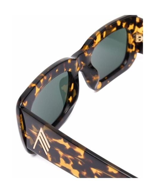 The Attico Black Logo Sunglasses