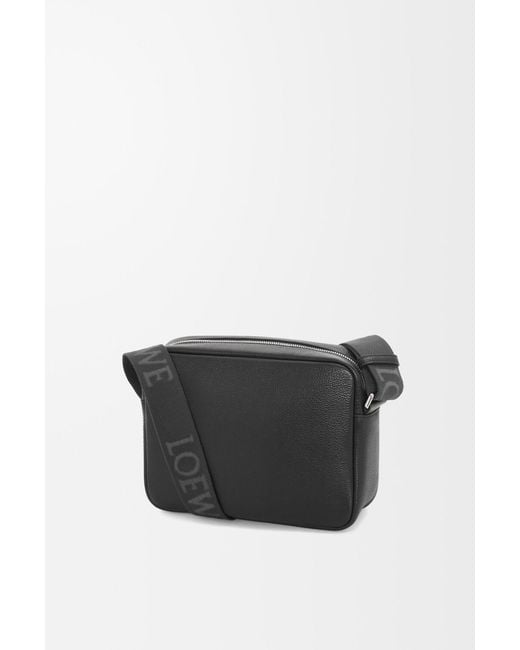 Loewe White Medium Pebble Messenger Bag for men