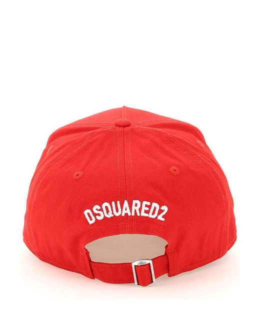 DSquared² Logo Embroidered Baseball Cap for men