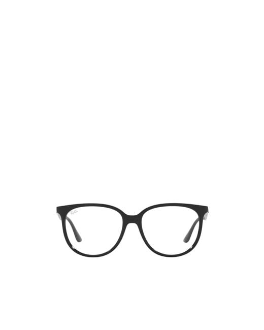 Ray-Ban White Square Frame Glasses