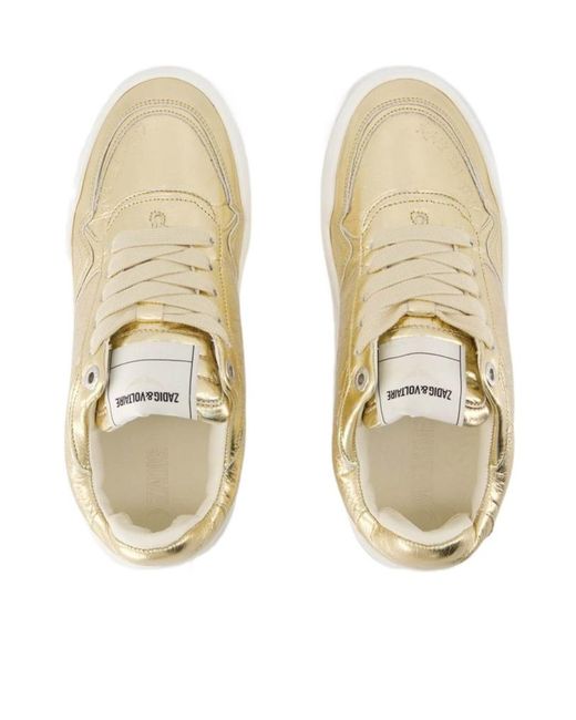 Zadig & Voltaire Natural Vintage Sneakers