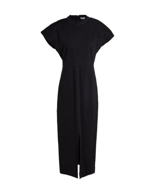Brunello Cucinelli Black Pencil Dress