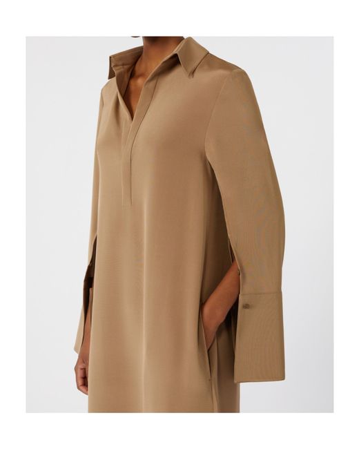 Max Mara Natural Silk Crêpe De Chine Dress