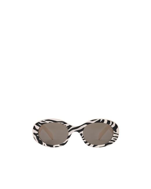 Céline White Triomphe 01 Sunglasses