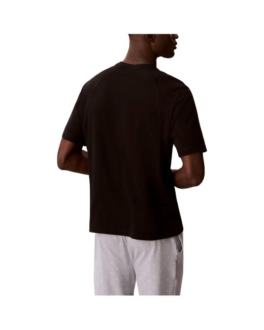 Calvin Klein Black Crew-Neck Short-Sleeve T-Shirt for men
