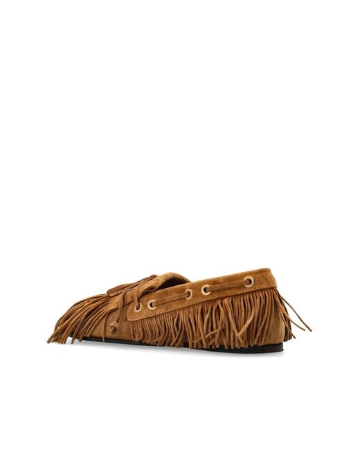 Etro Brown Round-Toe Loafers
