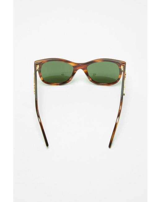 Acne Green Square-Frame Sunglasses