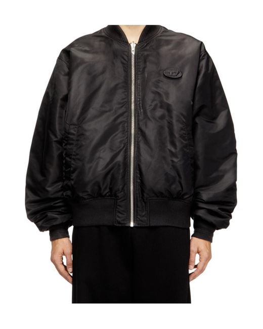 DIESEL Black Jackets for men