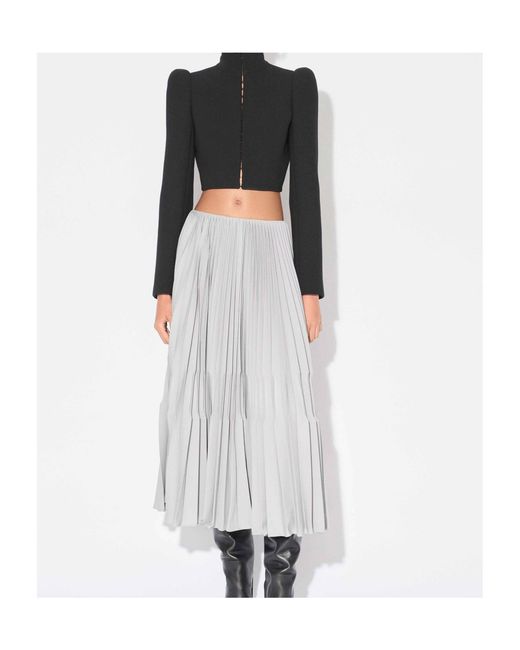 Alaïa Black Wool High Neck Jacket