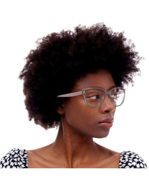 Vogue Eyewear White Cat's Eye Flat Lens