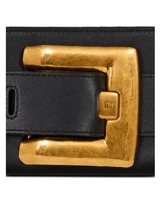 Balmain Black Anthem Clutch Bag