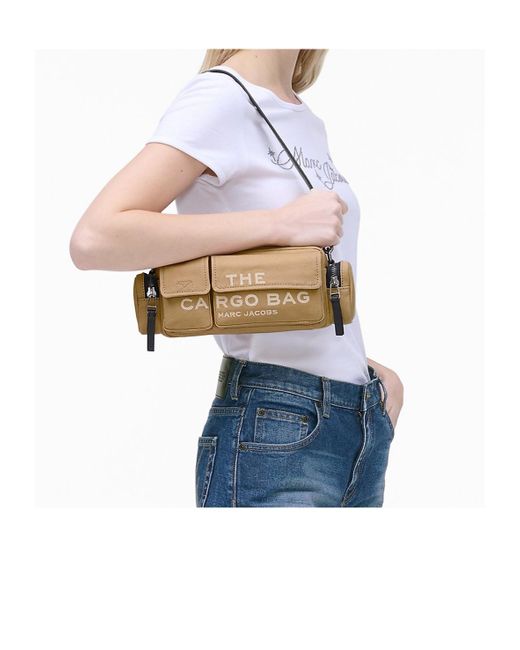Marc Jacobs Metallic The Cargo Canvas Shoulder Bag