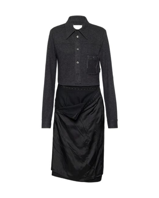Maison Margiela Black Shirt Dress