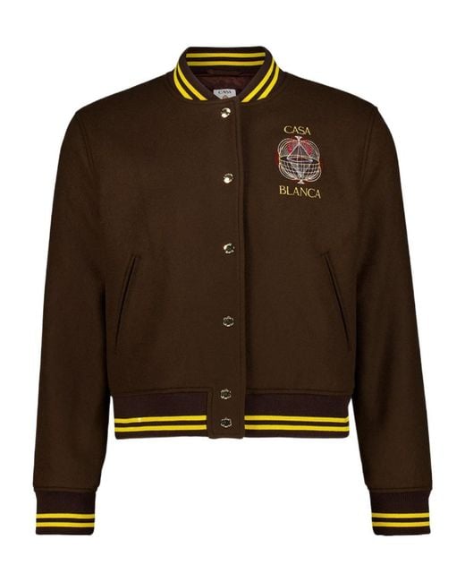 Casablanca Brown Embroideredpatch Mini Skirt
