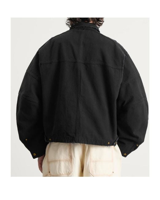 Willy Chavarria Black Zip-Fastening Jacket for men