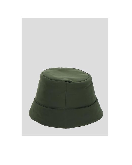 Loewe Green Puffer Bucket Hat